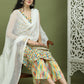 Foil Printed Rayon Kurta Palazzos & Dupatta for Women ( JOKPL 2137Mul D31W 1576 Ivory )