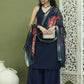 Embroidered Rayon Kurta Palazzos With dupatta ( JOKPL 2137N D66N 1579 Navy )