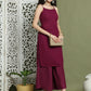 Chic Backless Designer Kurta with Palazzo ( JOKPL 2137PR 1577 Purple )