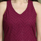 Embroidered Rayon Kurta for Women ( JOK 1579 Purple )