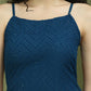 Backless Designer Kurta for Women ( JOK 1577 Peacock )