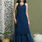 Embroidered Rayon Kurta for Women ( JOK 1579 Peacock )