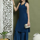 Embroidered Rayon Kurta for Women ( JOK 1579 Peacock )