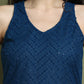 Embroidered Rayon Kurta for Women ( JOK 1579 Peacock )