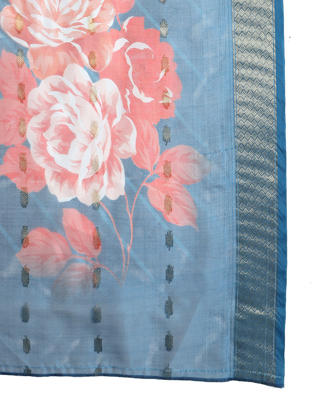 Embroidered Rayon Kurta Palazzos With dupatta ( JOKPL 2137Pe D66Pe 1579 Peacock )