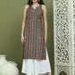 Foil Printed Rayon Kurta ( JOK 1574 Navy )