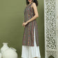 Foil Printed Rayon Kurta ( JOK 1574 Navy )