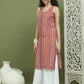 Foil Printed Rayon Kurta With Palazzos ( JOKPL 2137W 1574 Red )