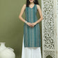 Foil Printed Rayon Kurta With Palazzos for Women ( JOKPL 2137W 1575 Blue )
