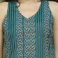 Foil Printed Rayon Kurta for Women ( JOK 1575 Blue )