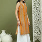 Foil Printed Rayon Kurta With Palazzos for Women ( JOKPL 2137W 1575 Yellow )