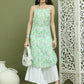 Women's Floral Printed Rayon Kurta ( JOK 1578 Green )