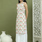 Printed Rayon Kurta for Women ( JOK 1580 Ivory )