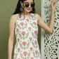 Printed Rayon Kurta for Women ( JOK 1580 Ivory )