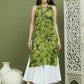 Printed Rayon Kurta for Women ( JOK 1580 Olive )