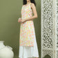 Printed Rayon Kurta for Women ( JOK 1580 Sky )