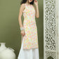 Printed Rayon Kurta for Women ( JOK 1580 Sky )