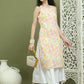 Printed Rayon Kurta for Women ( JOK 1580 Sky )