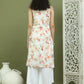 Printed Rayon Kurta for Women ( JOK 1580 White )