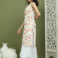 Printed Rayon Kurta Palazzo Set ( JOKPL 2137W 1580 White )