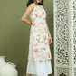 Printed Rayon Kurta Palazzo Set ( JOKPL 2137W 1580 White )