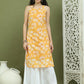 Printed Rayon Kurta for Women ( JOK 1580 Yellow )