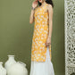 Printed Rayon Kurta for Women ( JOK 1580 Yellow )
