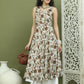Foil Printed flared kurta pallazos set ( JOKPL 2137W 1581 Brown )