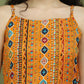 Foil Printed Rayon Kurtas for Women ( JOK 1583 Mustard )