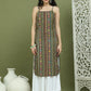 Foil Printed Rayon Kurtas for Women ( JOK 1583 Olive )