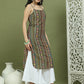 Foil Printed Rayon Kurtas for Women ( JOK 1583 Olive )