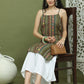 Foil Printed Rayon Kurtas for Women ( JOK 1583 Olive )