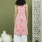 Women's Printed Rayon Kurtas ( JOK 1585 Pink )