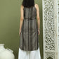 Foil Printed Rayon Kurtas for Women ( JOK 1586 Black )