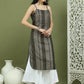Foil Printed Rayon Kurtas for Women ( JOK 1586 Black )