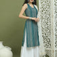 Foil Printed Rayon Kurta Palazzos & Dupatta for Women ( JOKPL 2137W D31W 1575 Blue )