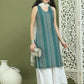 Foil Printed Rayon Kurta Palazzos & Dupatta for Women ( JOKPL 2137W D31W 1575 Blue )