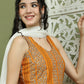 Foil Printed Rayon Kurta Palazzos & Dupatta for Women ( JOKPL 2137W D31W 1575 Yellow )
