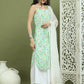 Floral Printed Rayon Kurta Palazzos with Dupatta ( JOKPL 2137W D31W 1578 Green )