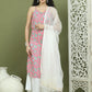 Floral Printed Rayon Kurta Palazzos with Dupatta ( JOKPL 2137W D31W 1578 Pink )