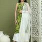 Printed Rayon Kurta Palazzo & Dupatta ( JOKPL 2137W D31W 1580 Olive )