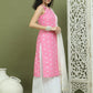 Printed Rayon Kurta Palazzo & Dupatta ( JOKPL 2137W D31W 1580 Pink )