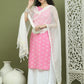 Printed Rayon Kurta Palazzo & Dupatta ( JOKPL 2137W D31W 1580 Pink )