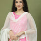 Printed Rayon Kurta Palazzo & Dupatta ( JOKPL 2137W D31W 1580 Pink )