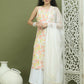 Printed Rayon Kurta Palazzo & Dupatta ( JOKPL 2137W D31W 1580 Sky )