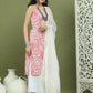 Printed Cotton Kurta Palazzo With Dupatta ( JOKPL 2137W D31W 1585 PInk )