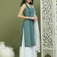 Foil Printed Rayon Kurta Palazzos & Dupatta for Women ( JOKPL 2137W D67W 1575 Blue )