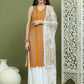 Foil Printed Rayon Kurta Palazzos & Dupatta for Women ( JOKPL 2137W D67W 1575 Yellow )