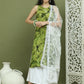 Printed Rayon Kurta Palazzo & Dupatta ( JOKPL 2137W D67W 1580 Olive )