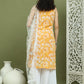 Printed Rayon Kurta Palazzo & Dupatta ( JOKPL 2137W D67W 1580 Yellow )